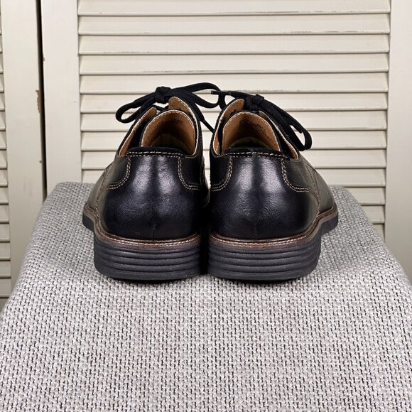 Dockers Parkway Black Leather Lace Up Round Toe Men\'s Dress Shoes Size 10.5 M
